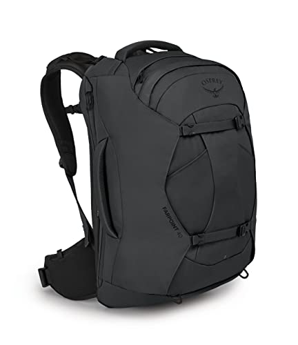 Osprey Europe Herren Farpoint 40 Rucksack, Tunnel Vision grau, Einheitsgröße