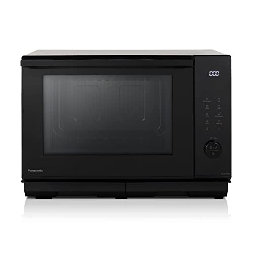 Panasonic NN-DS59NMETG 4-in-1 Kombi Dampfbackofen (Mikrowelle, Dampf, Ober-/Unterhitze und Grill, 27 Liter), schwarz-edelstahl