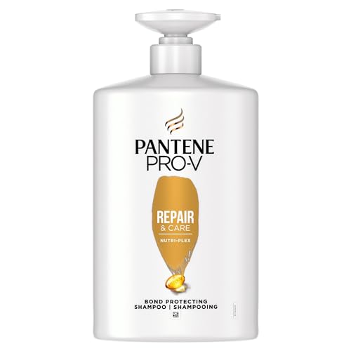 Pantene Pro-V Repair & Care Shampoo, Pro-V Formel + Antioxidantien, Für Geschädigtes Haar, 1000ML