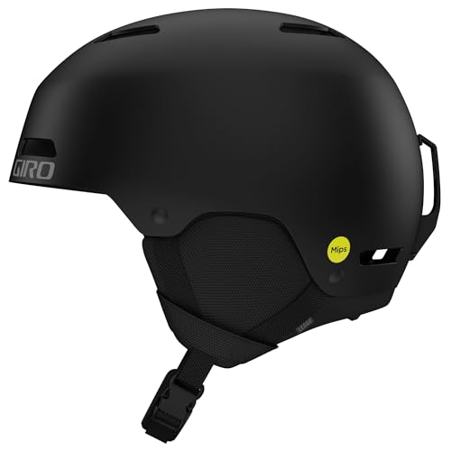 Giro Herren Ledge Fs MIPS Skihelme, Matte Black 22, L