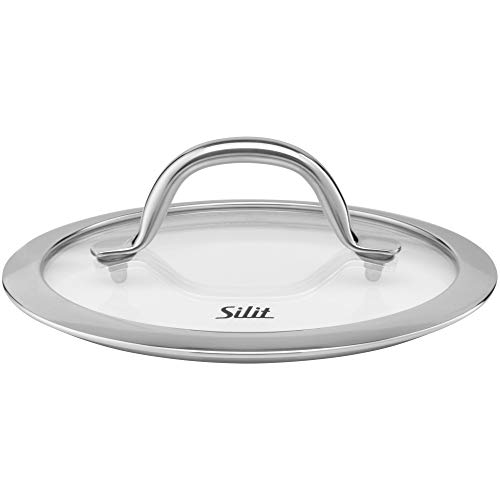 Silit Passion Topfdeckel 16 cm, Pfannendeckel, Glasdeckel 16cm mit Metallgriff, hitzebeständiges Glas, spülmaschinengeeignet