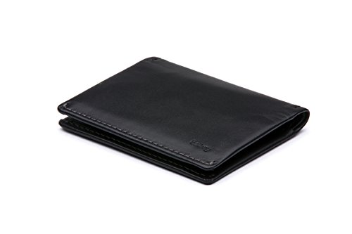 Bellroy Herren Leder Geldbörse Slim Sleeve, Farbe: Black