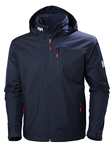 Helly Hansen Herren Crew Hooded Midlayer Jacket, Navy, M EU