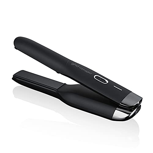 ghd unplugged Styler, kabelloses Glätteisen mit Hybrid Co-Lithium Technologie, schwarz