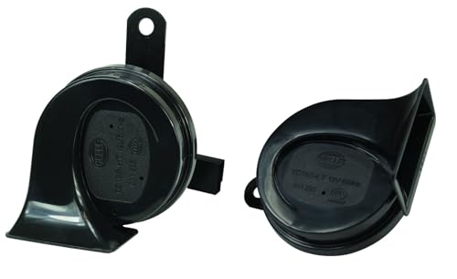 Hella 012010901 BX Hupenhorn-Set (Toyota), 12 V, Schwarz