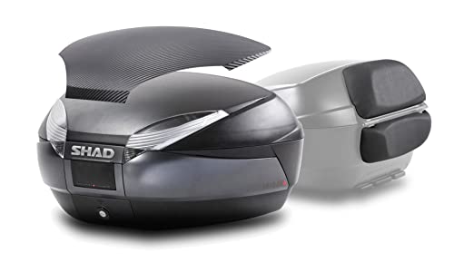 SHAD Top Case SH48 Carbon Grau + Rückenlehne