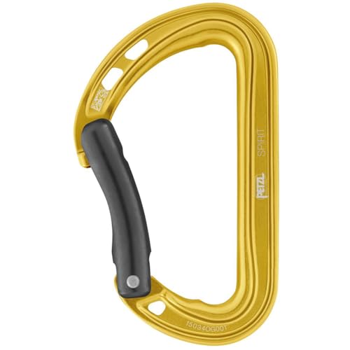 Petzl, Spirit, Karabiner, Gelb, U, Unisex Erwachsener