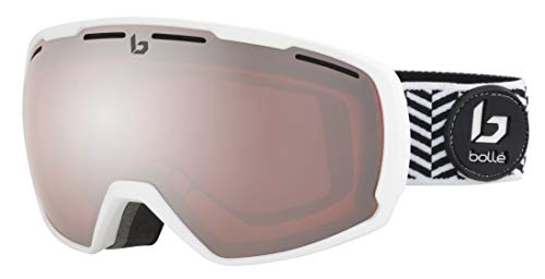 Bollé Unisex – Erwachsene Laika Skibrillen Matte White Waves Small/Medium