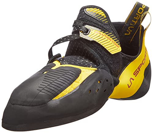 LA SPORTIVA Herren Solution Comp Trekkingschuhe, Black Yellow, 42.5 EU