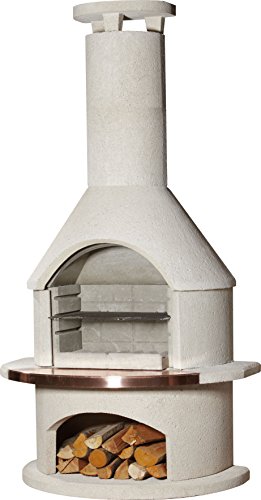 Buschbeck Grillkamin Rondo, 1 Stück, Weiß, 90008.000