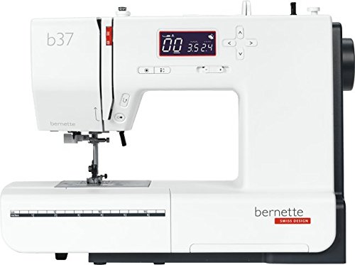 Bernette 37, computergesteuerte Nutzstich Zierstich Quiltstich Nähmaschine mit großem Leistungsumfang und überzeugender Stichqualität von Bernina