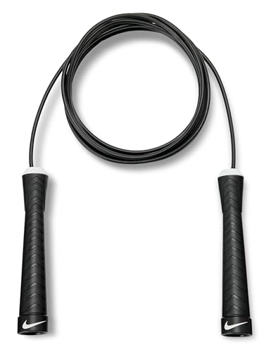 Nike Unisex – Erwachsene Fundamental Speed Rope Springseil, Black/White/White, Einheitsgröße