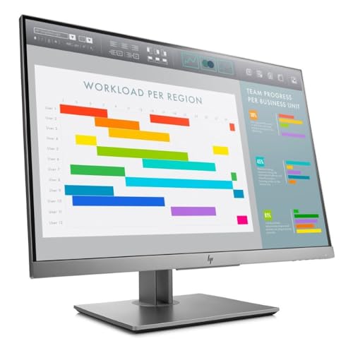 HP LCD EliteDisplay 24 E243i / Black/Silver / 1920x1200, 1000:1, 300cd / m2, VGA, HDMI, DisplayPort, USB Hub, AG (Generalüberholt)
