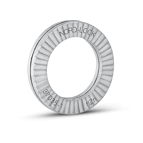 Original Nord-Lock Stahl Keilsicherungsscheiben NL10 für M10. d (mm): 10,7 - D (mm): 16,6 - T (mm): 2,5
