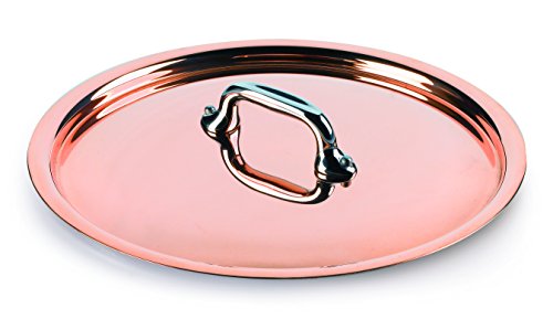 Mauviel Made in France M'Heritage Copper 150er Jahre Deckel mit Edelstahlguss Griff