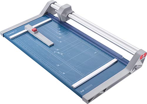 Dahle 552 Papierschneider Modell 2020 (bis DIN A3, 20 Blatt Schneidleistung, 2 mm Schnitthöhe) blau