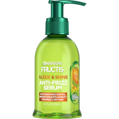 Garnier Hair Care Fructis Sleek & Shine Anti-Frizz Serum, 5.1 Fluid Ounce