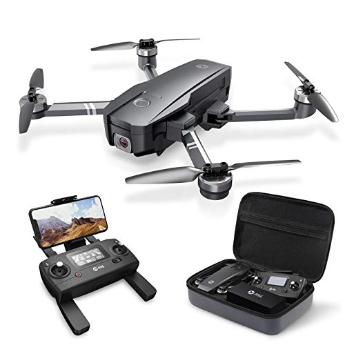 HOLY STONE HS720 Faltbare GPS Drohne mit 4K Kamera Full-HD Live Übertragung,RC Quadcopter mit bürstenloser Motor,26 Min. Lange Flugzeit,Follow Me,5G WLAN FPV,Handy gesteuert inkl. Koffer für Anfänger