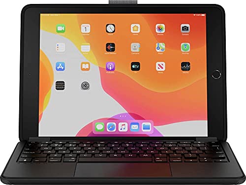 Brydge 10.2 MAX+ QWERTZ Kabellose Tastatur mit Hülle und Trackpad für iPad (7. bis 9. Gen.)
