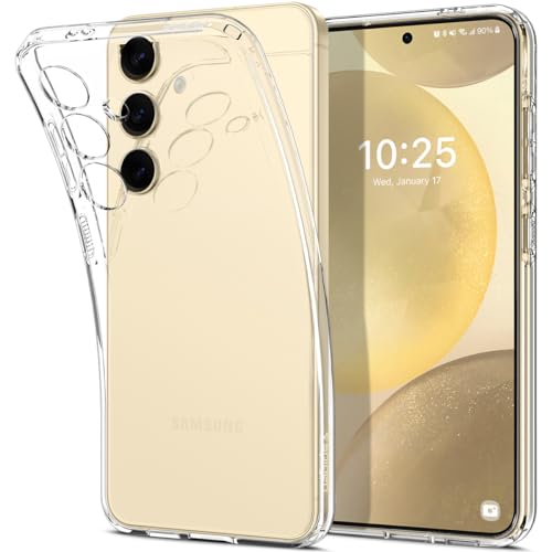 Spigen Liquid Crystal Hülle Kompatibel mit Samsung Galaxy S24 -Crystal Clear