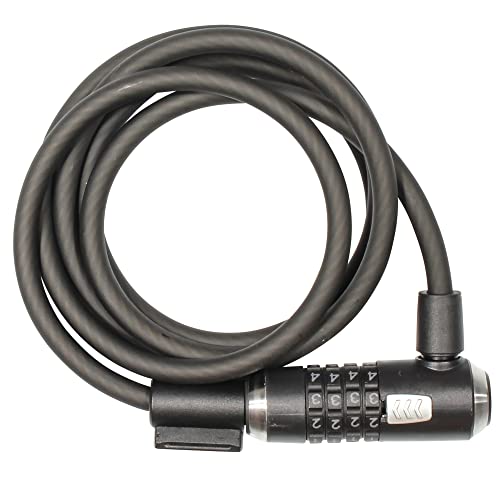 Kryptonite Kryptoflex Schlösser Schwarz 180 cm