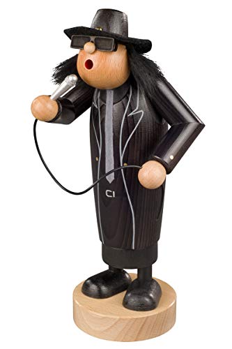 KWO Olbernhau Räuchermann Rocker, 24 cm