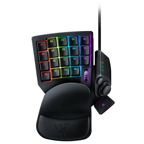 Razer Tartarus V2 - Gaming Keypad (Gamepad mit mecha-membranen Tasten, 32 programmierbare Tasten, 8-Wege Thumbpad, Handballenauflage, Hypershift, RGB Chroma Beleuchtung) Schwarz