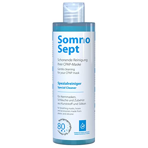 SomnoSept - 400 ml - CPAP-Reiniger - Reiniger Masken Schläuche Kunststoff - Silikonreiniger