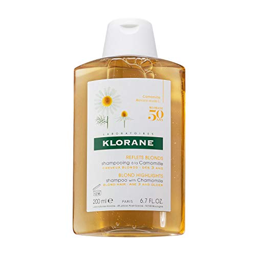 Klorane Shampoo mit Kamille, für Damen, 200 ml, reinigend, sorgt für glänzendes Haar