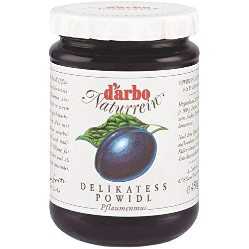 Darbo Naturrein - Delikatess Powidl (Pflaumenmus) - 6 x 450 g