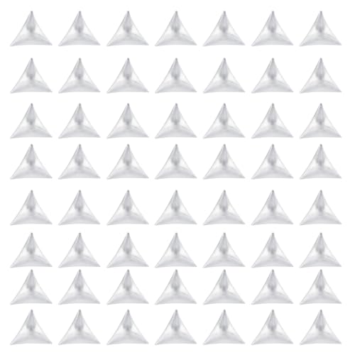 ELAYARD 100 Stück Silikon Dreieckige Transparente Eckschutzpads für Möbel und Wandecken Staubschutz Zubehör