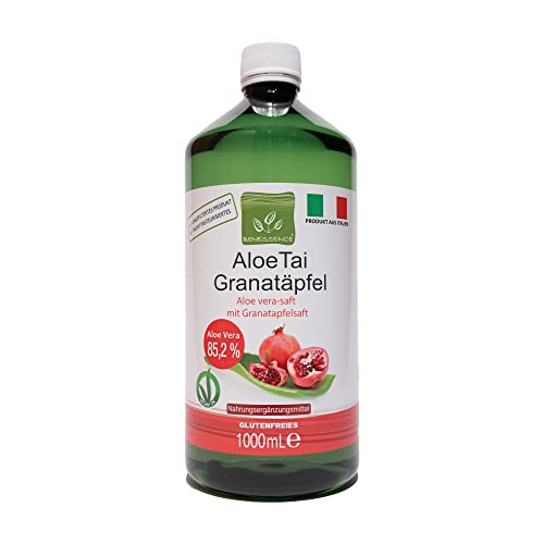 Benessence - Aloe Granatapfel: Aloe Vera-Saft mit Granatapfel - 1L