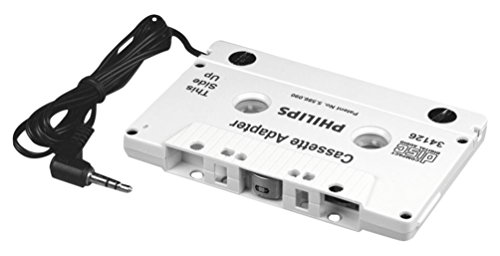 Philips SJM2300H/27 Kassettenadapter, 3,5 mm (1/8 Zoll), Schwarz