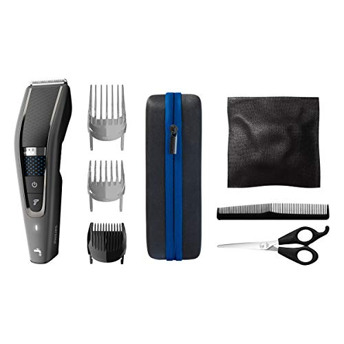 Philips HC7650/15 Haarschneider Series 7000 mit 28 Längeneinstellungen, 3 Kammaufsätzen und Friseur-Set