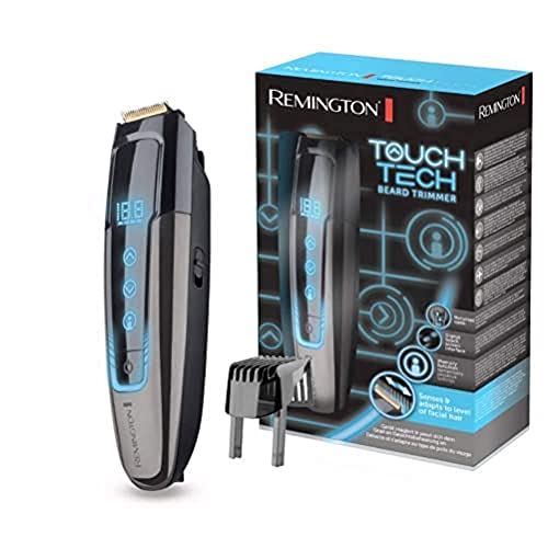 Remington Barttrimmer Herren MB4700 (digitale TouchScreen-Oberfläche, 0,4-18mm Längeneinstellung, Netz-/Lithium Ionen Akkubetrieb, Micro-USB-Ladefunktion inkl.Kabel) Bartschneider Touch Tech