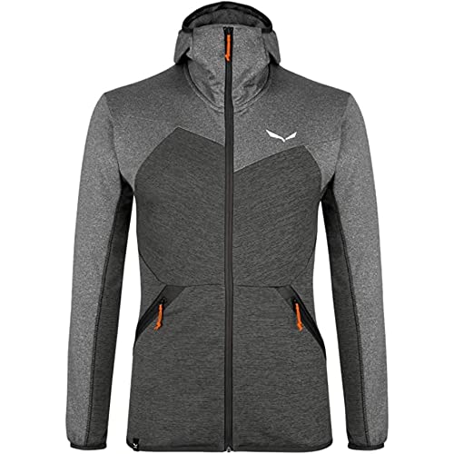 Salewa Herren Puez Hybrid Pl M Fz Herren Fleecejacke, black out melange, 48 EU