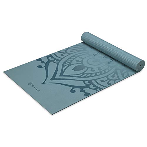 Gaiam Niagra Yogamatte, bedruckt, 6 mm