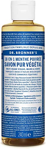 Dr. Bronner's 18-in-1 Naturseife Pfefferminze 240ml