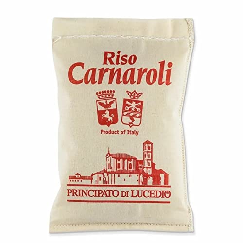 Principato di Lucedio - Reis CARNAROLI - 1 kg - in Zellophan-Beutel mit Schutzatmosphäre und Sack Leinwand
