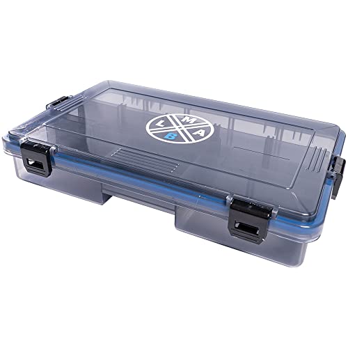 Angelbox LMAB Tackle Box Shallow, 3 Größen, Köderbox flach, wasserdicht (M - 27,5 x 18 x 5 cm)