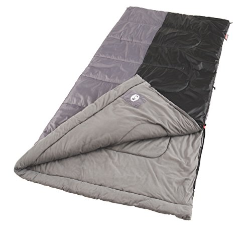 Coleman Unisex-Erwachsene Biscayne Schlafsäcke und Kinderbetten, schwarz/grau, 39' x 81'