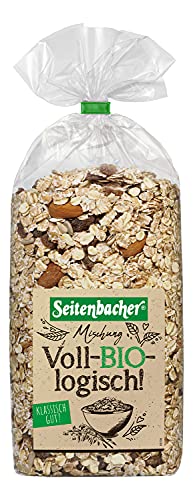 Seitenbacher Bio Müsli voll-biologische Mischung I ohne zugesetzten Zucker I ohne zugesetztes Fett I (1 x 750 g)
