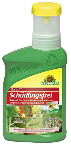 Neudorff Spruzit Schädlingsfrei gegen Pflanzenschädlinge an Zierpflanzen, Gemüse und Kräutern - 250 ml