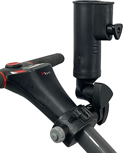 Motocaddy Powakaddy Universal-Golfschirmhalter, passend für alle Modelle, Zubehörstation auf Rahmen, Golfwagen, Regenschirmhalter, verstellbarer Ständer, Golftrolley