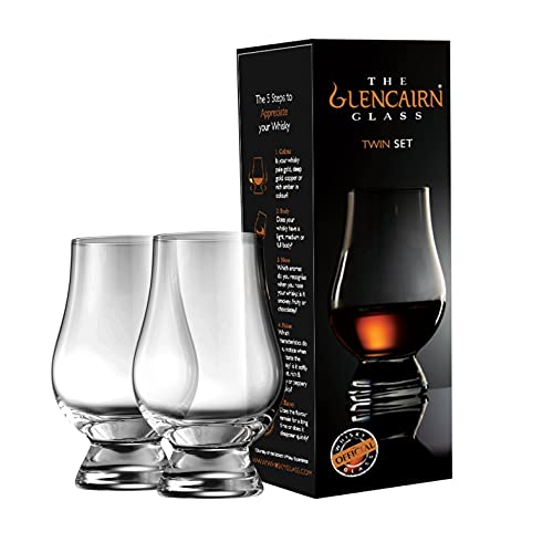 The Glencairn Glass Nosingglas Whiskey Whisky Glas 2 Stück übereinander