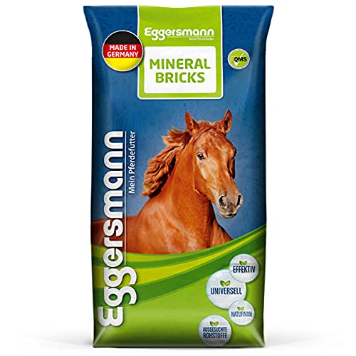 Eggersmann Mineral Bricks – Mineralfuttermittel für Pferde – Futter zur Vorbeugung von Nährstoffmängeln – 25 kg Sack