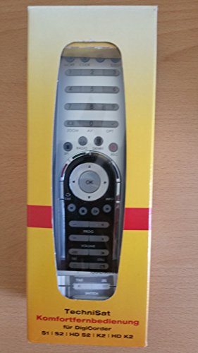 TechniSat Komfort Fernbedienung für DigiCorder HD S2 Plus Silber