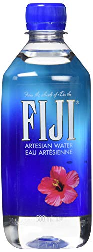 Fiji Water Fidschianisch Natürlich Artesisch Wasser, Mundgefühl und Sein Einzigartiges Mineralisches Profil, 24 x 500 ml