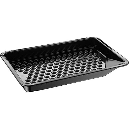 WMF Backblech rechteckig 42 x 29 x 4 cm, mit Strukturoberfläche, Kuchenblech emailliert, für fettreduzierte, krosse Backergebnisse