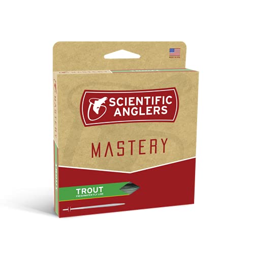 Scientific Anglers Mastery MPX Taper Fliegenfischschnur, Bernstein/Weide, WF6F